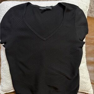White House Black Market V-Neck Black Sweater